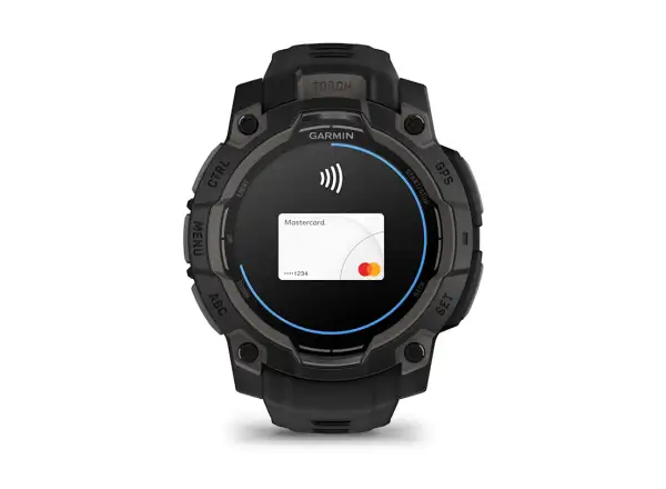 Garmin Instinct 3 Amoled 45 mm Smartwatch Black/Black Armband