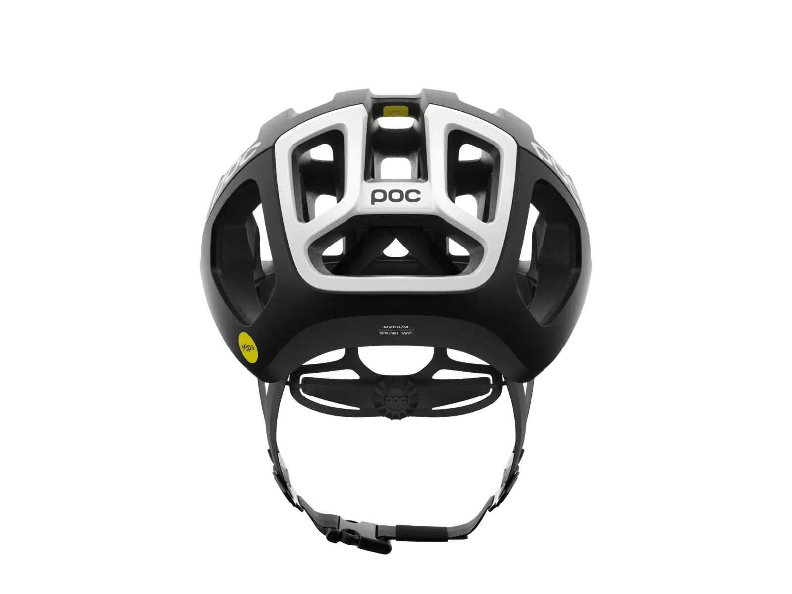 POC Ventral Air WF MIPS Rennradhelm Uranium Black Matt