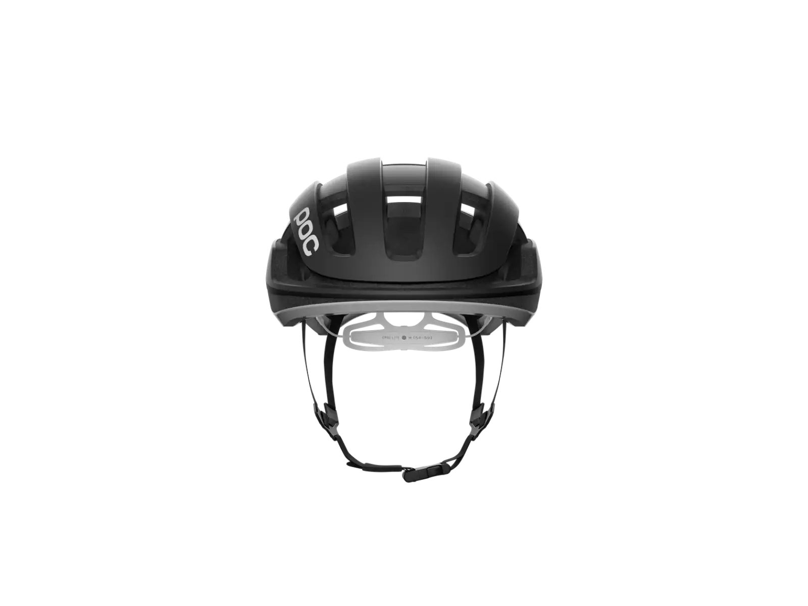 POC Omne Lite Rennradhelm Uranium Black Matt/Hydrogen White