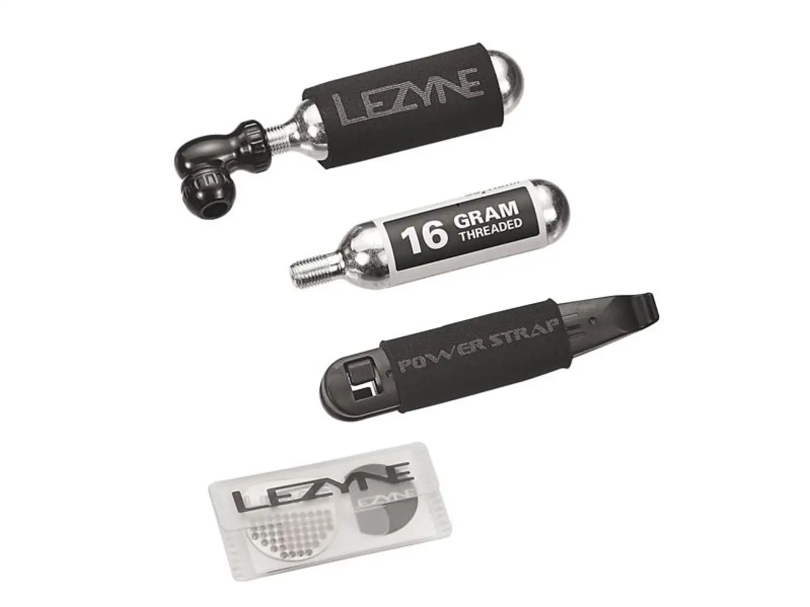 Lezyne CO2 Reparatur Set schwarz