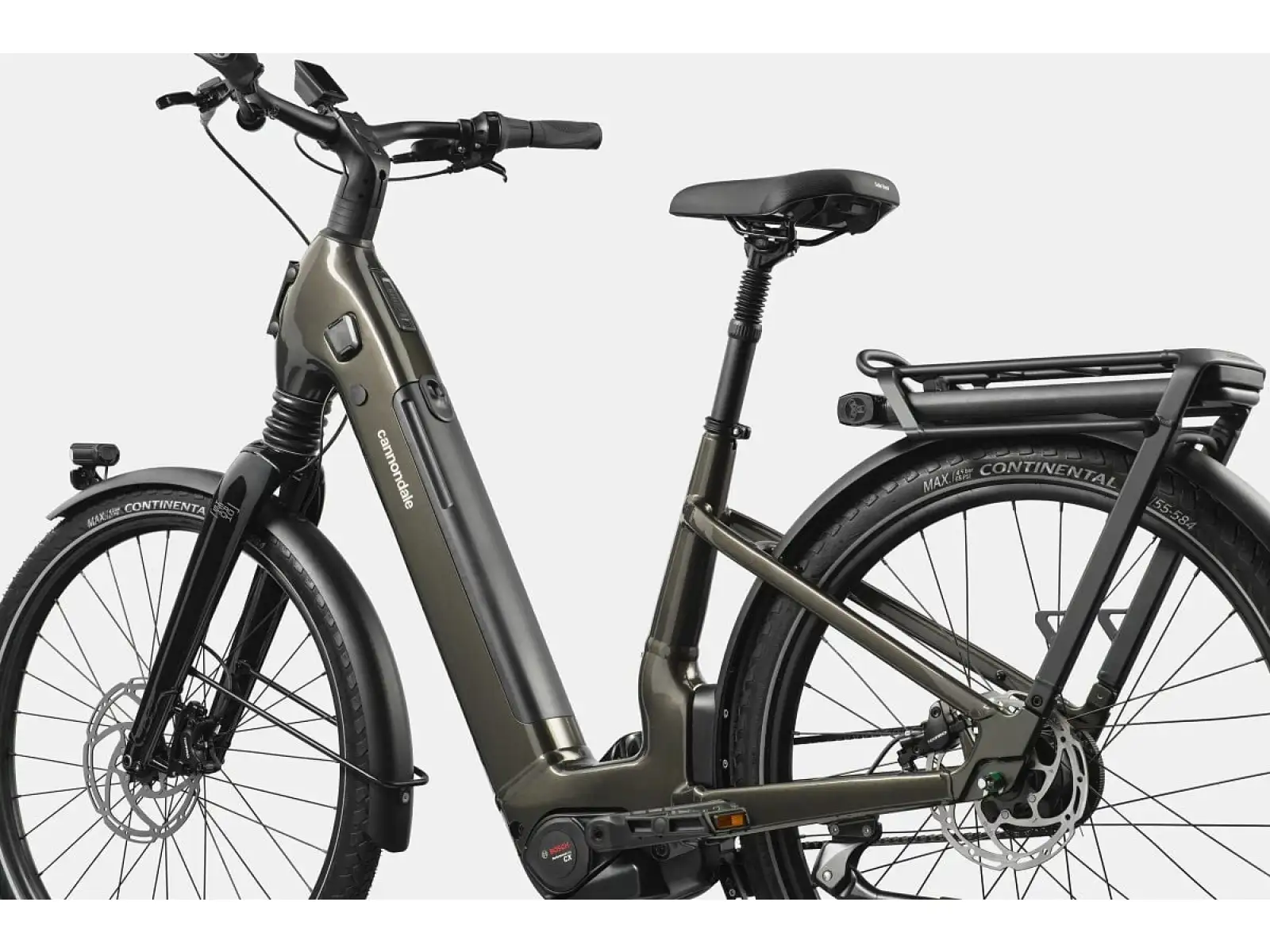 Cannondale Mavaro 2 LSTH Black City-Elektrofahrrad mit tiefem Einstieg