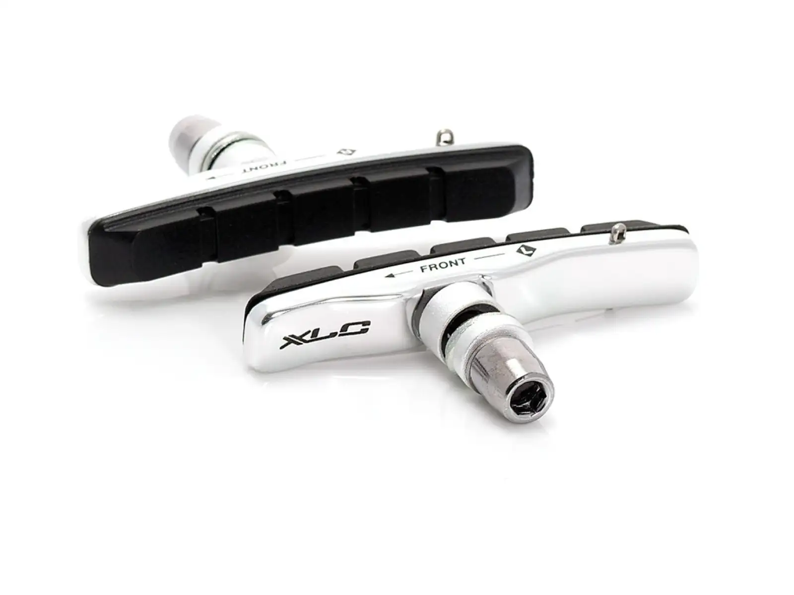 XLC BS-V02 Schuhclips silber/schwarz 4 Stück