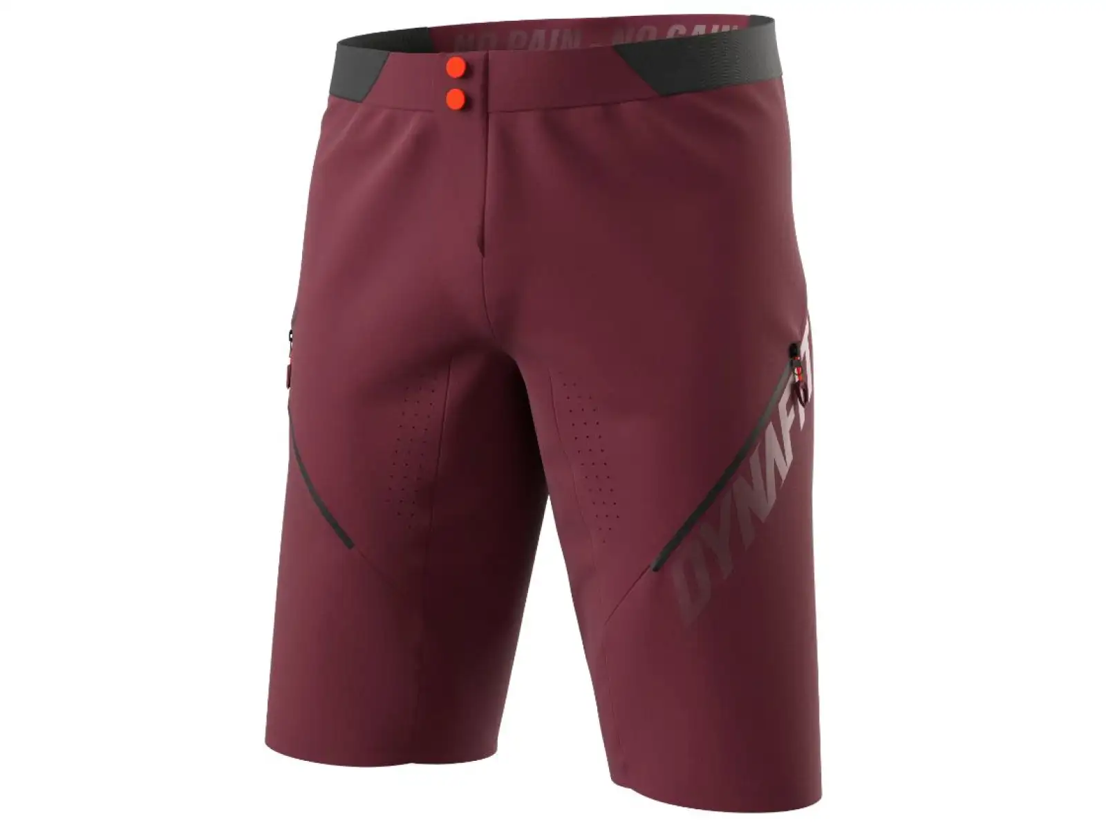 Dynafit Ride Light Dynastretch Herren-Fahrradshorts ohne Polster Bordeaux