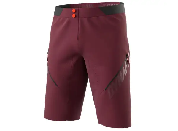 Dynafit Ride Light Dynastretch Herren-Fahrradshorts ohne Polster Bordeaux