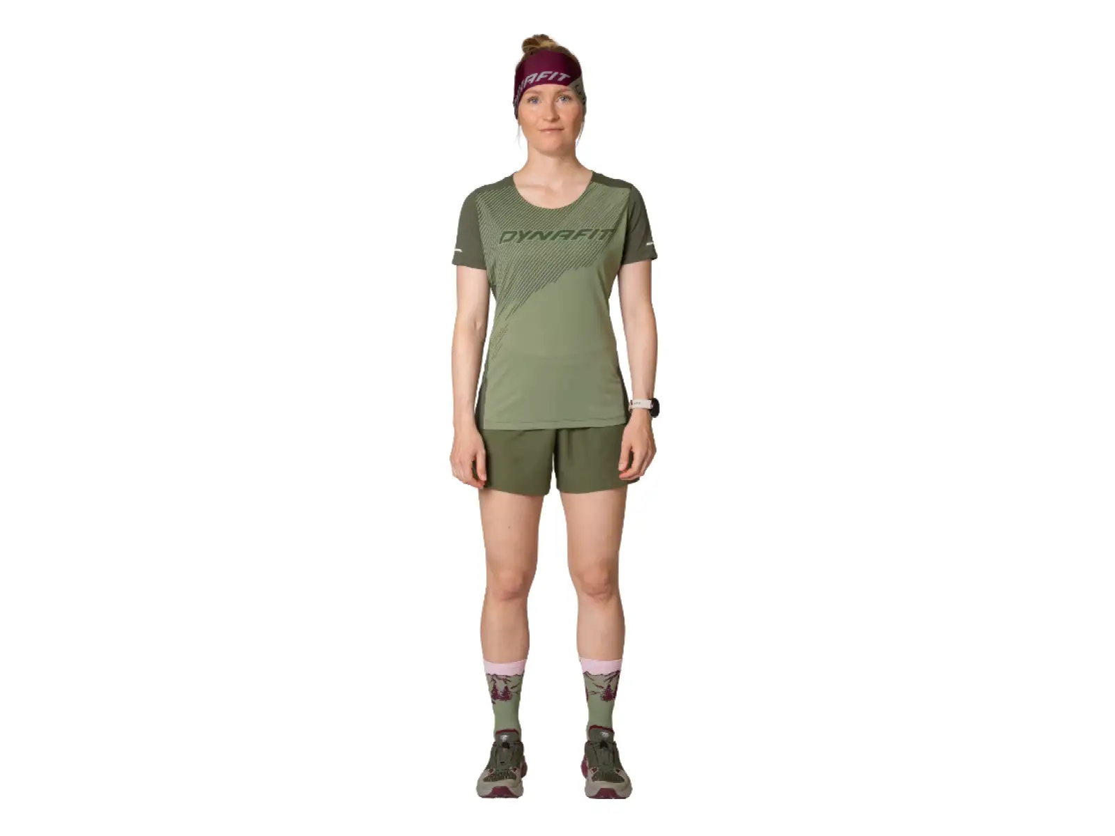 Dynafit Alpine 2 Damen T-Shirt kurzarm Salbei.