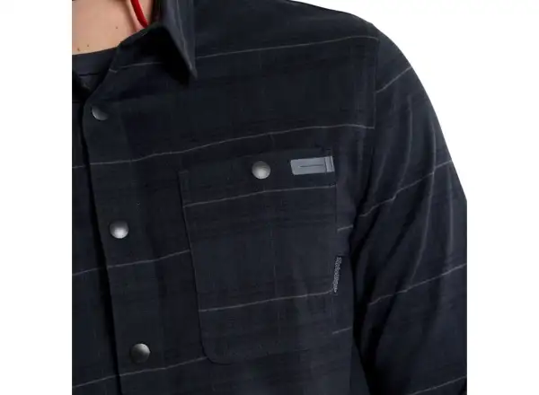 Troy Lee Designs Grind Flannel Herrenhemd Plaid Carbon
