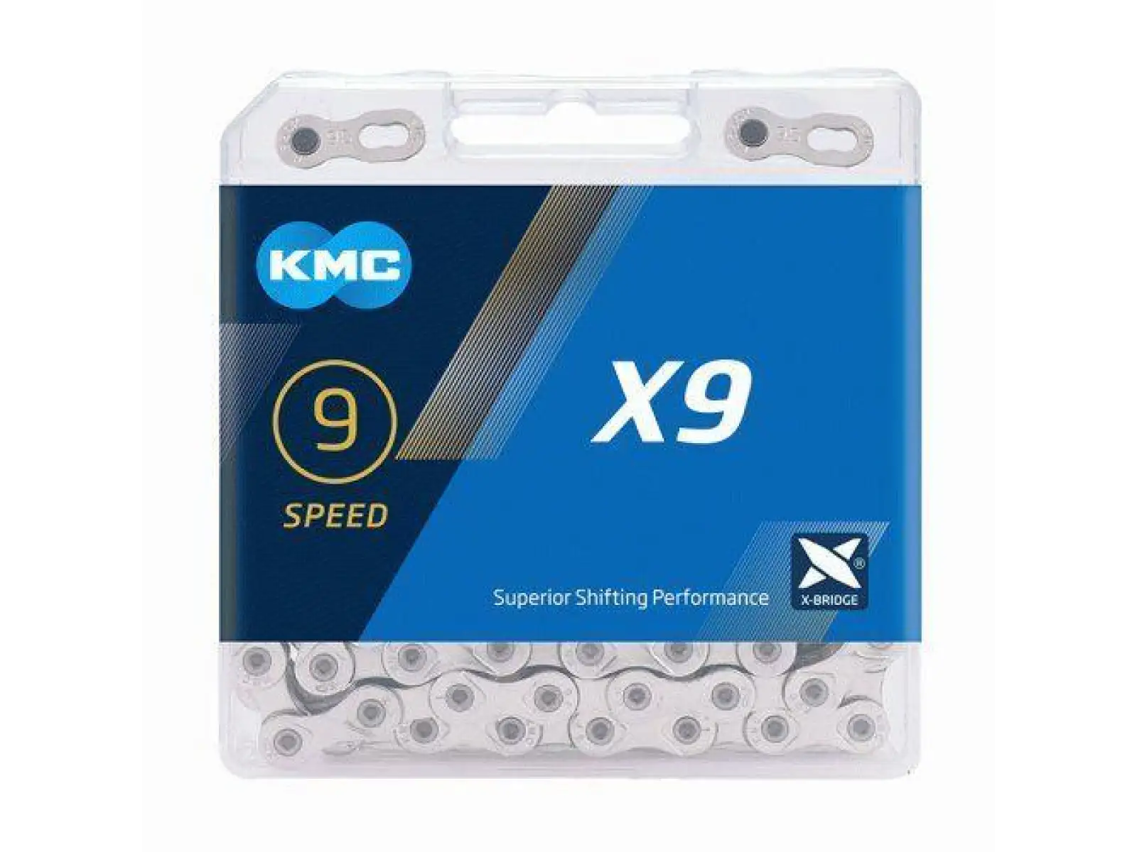 KMC Kette – X9 Silber 114 Glieder
