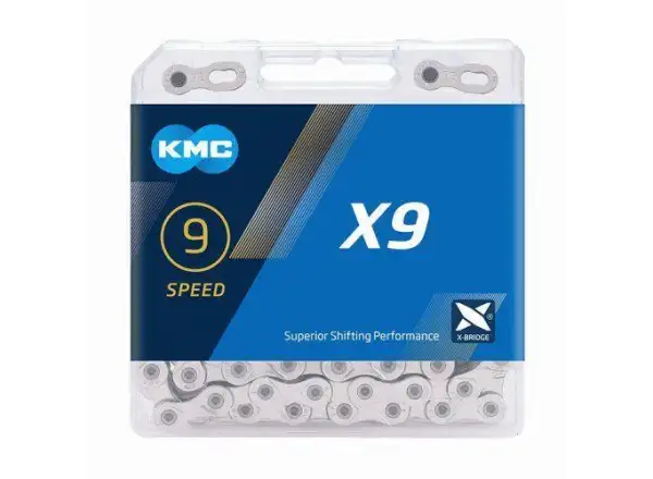 KMC Kette – X9 Silber 114 Glieder