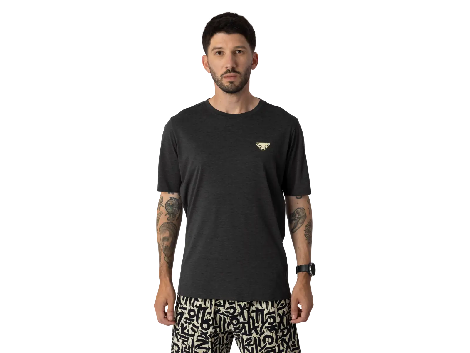 Dynafit Trail Herren Laufshirt kurze Ärmel Black Out