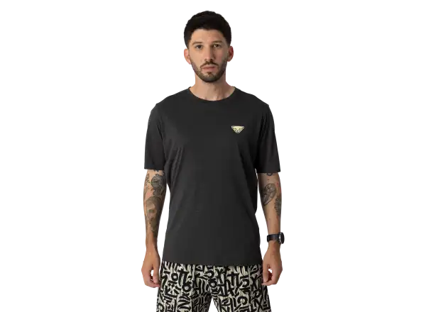 Dynafit Trail Herren Laufshirt kurze Ärmel Black Out