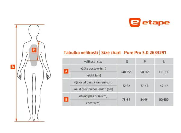 Etape Pure Pro 3.0 Damen-Rückenprotektor