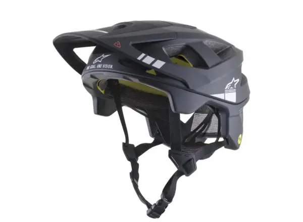 Alpinestars Vector Tech MIPS Enduro Helm Schwarz/Lichtgrau Matt
