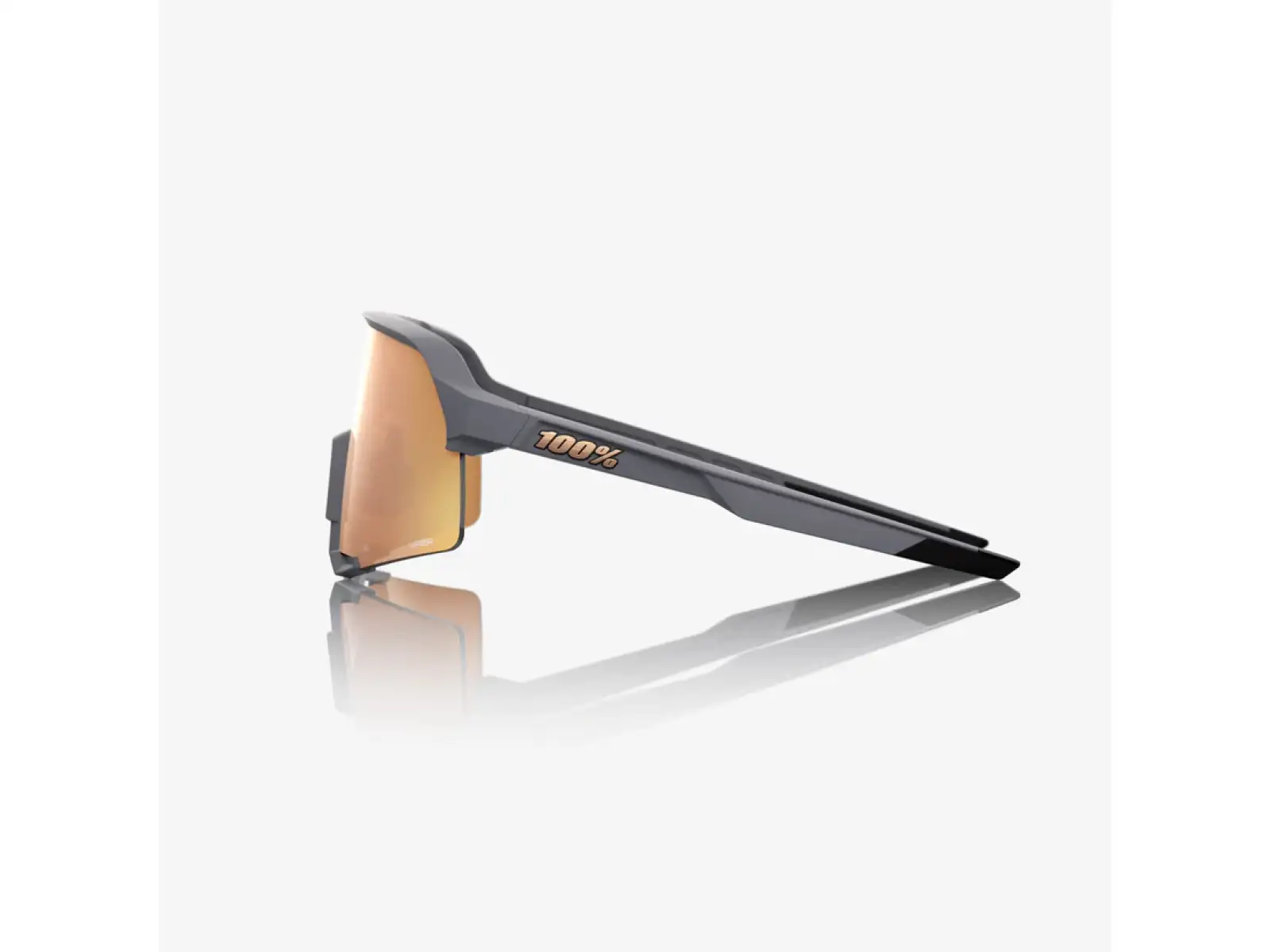 100% S3 Sonnenbrille Soft Tact Grey/HiPER Copper Mirror