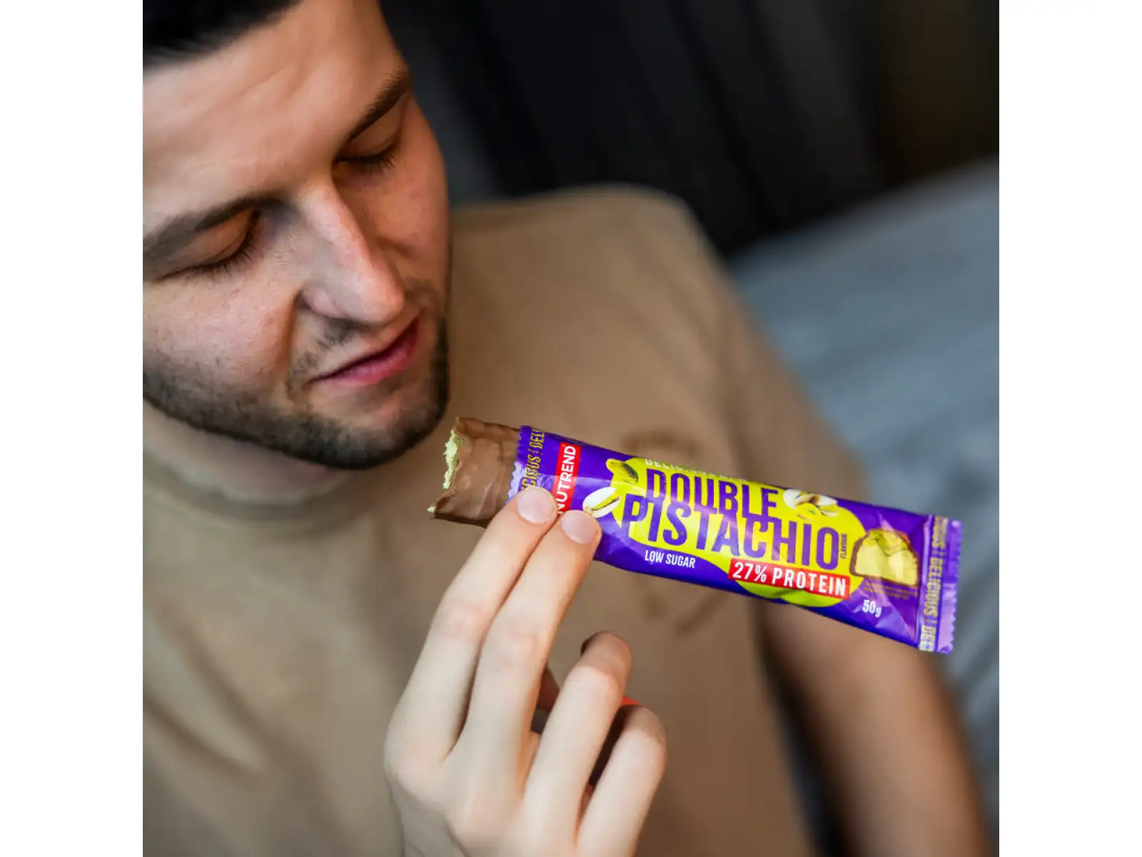 Nutrend Delicious Bar Riegel 50 g Dubai-Schokolade