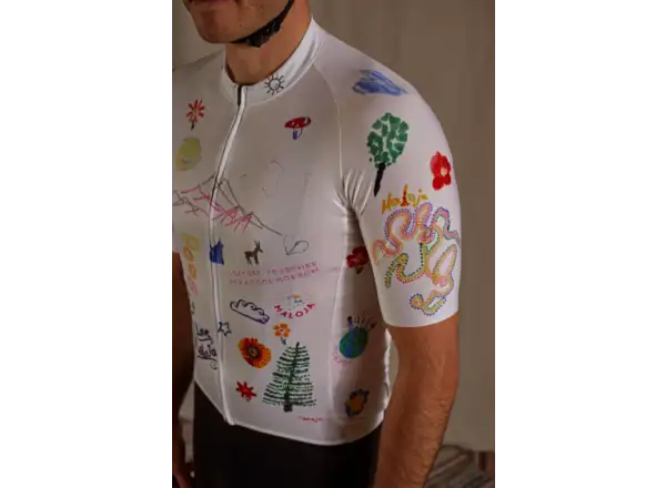 Maloja GatterlM. Herren-Trikot kurzarm Glacier Milk multi