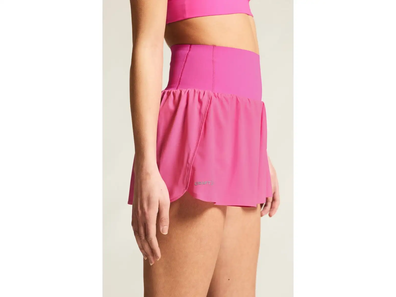 Craft Hypervent Wide Damen-Laufshorts rosa