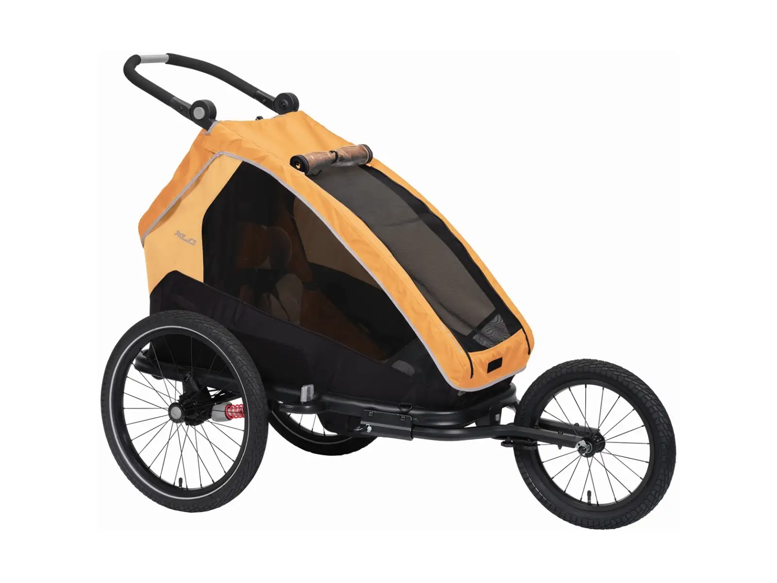 XLC MONOs BS-C09 Kinderanhänger 20" Ringelblume/Anthrazit