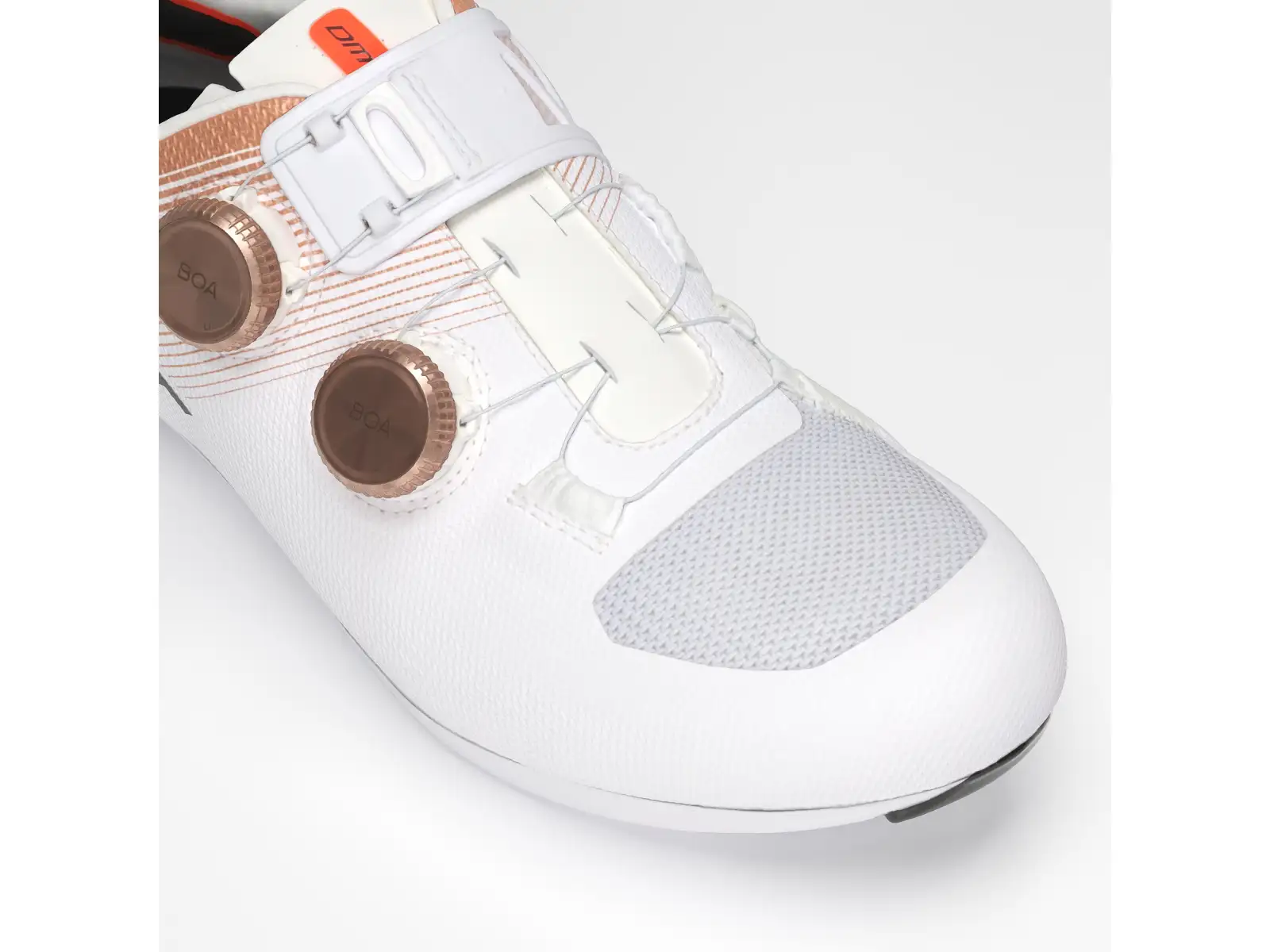 DMT KR0 EVO Straßenradschuhe White/Bronze