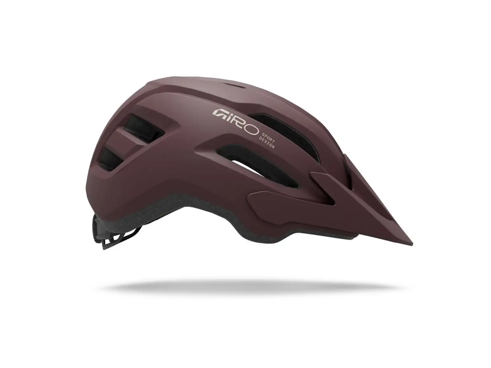 Giro Fixture II Damenhelm Mat Dark Maroon
