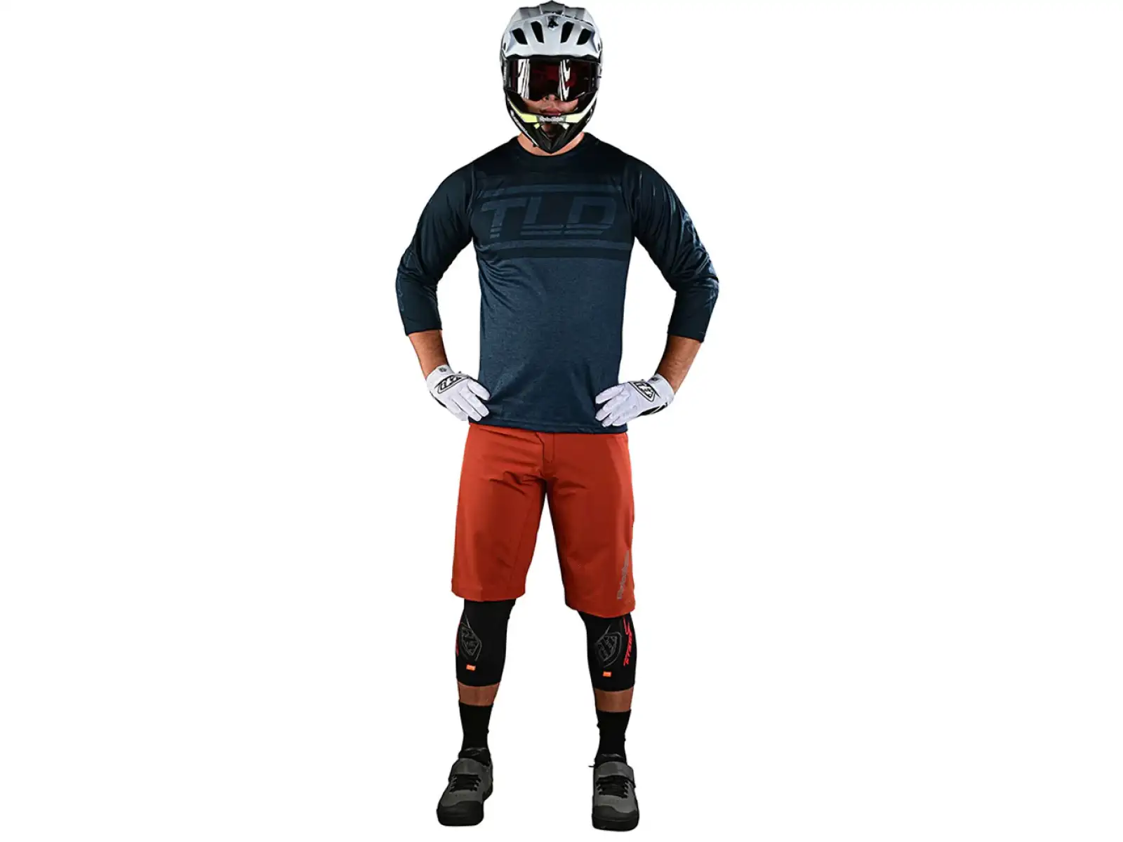 Troy Lee Designs Ruckus Herrentrikot 3/4-Ärmeln dunklem Schiefer