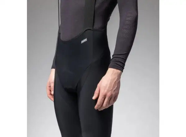 Alé R-EV1 Clima Warm Plus 2.0 Herren Winterhose mit Hosenträgern schwarz