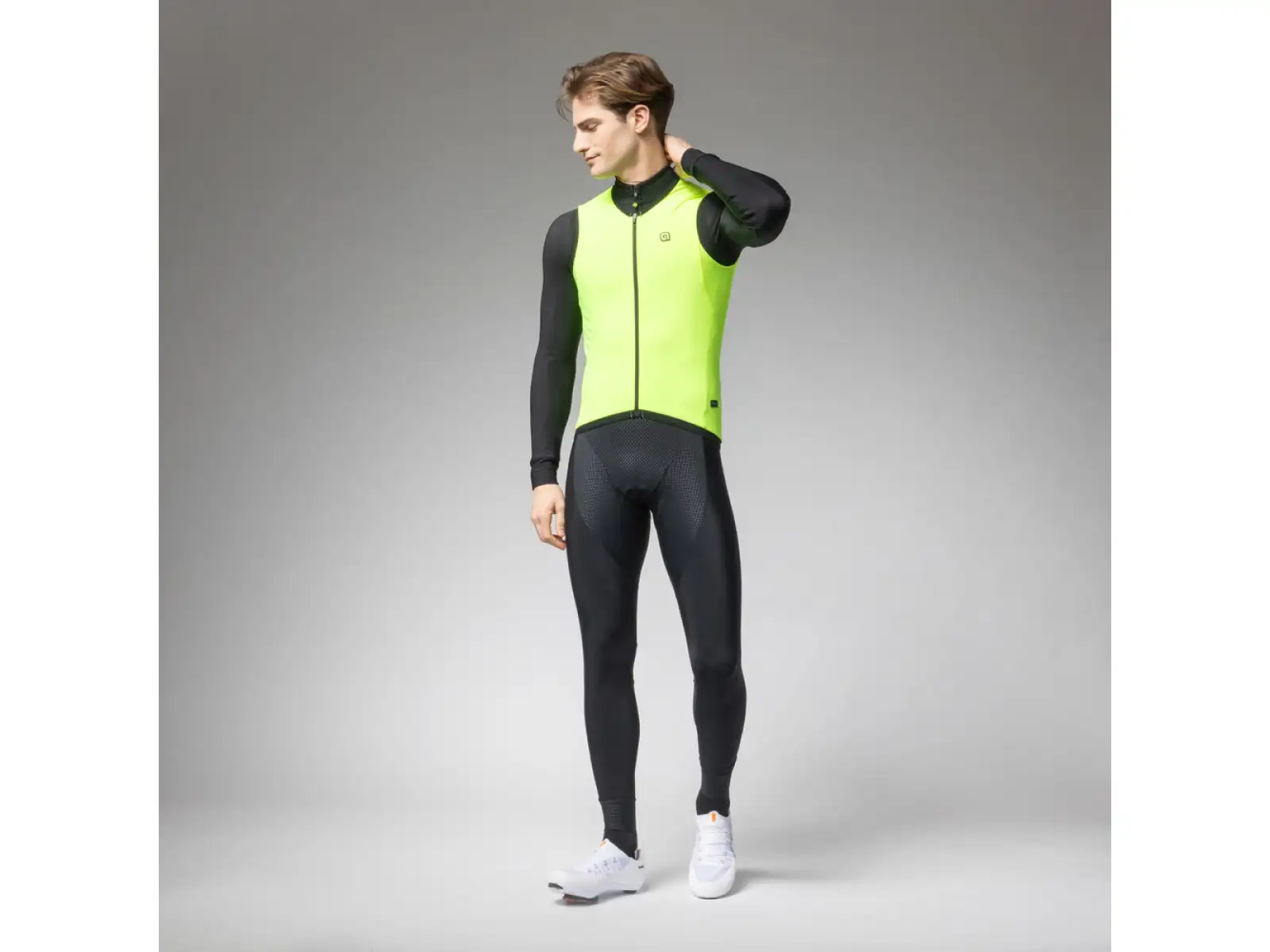 Alé PR-E Thermo 2.0 Herren-Radweste Fluo gelb
