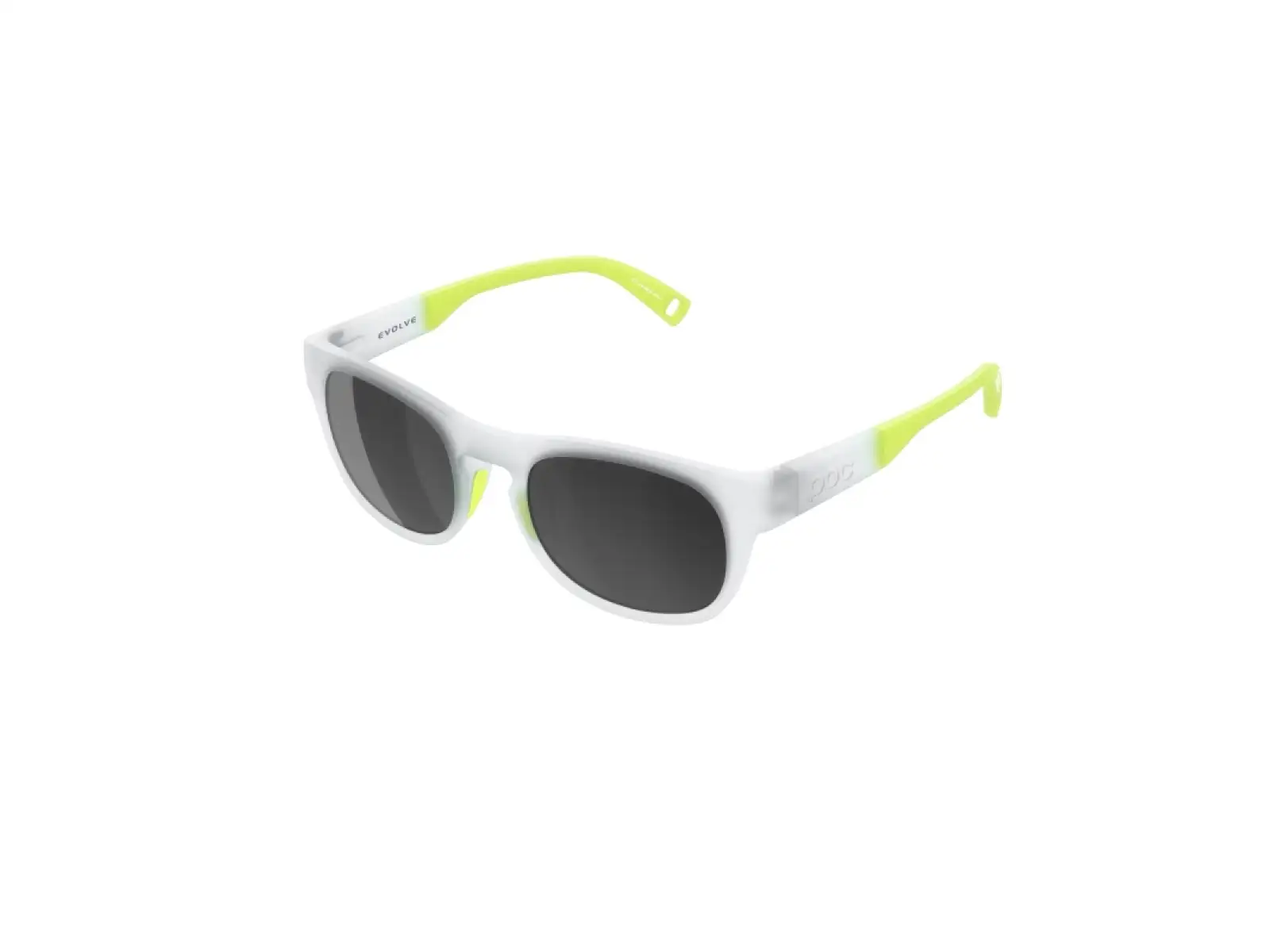 POC Evolve Transparent Kinderbrille Crystal/Fluorescent Limettengrün
