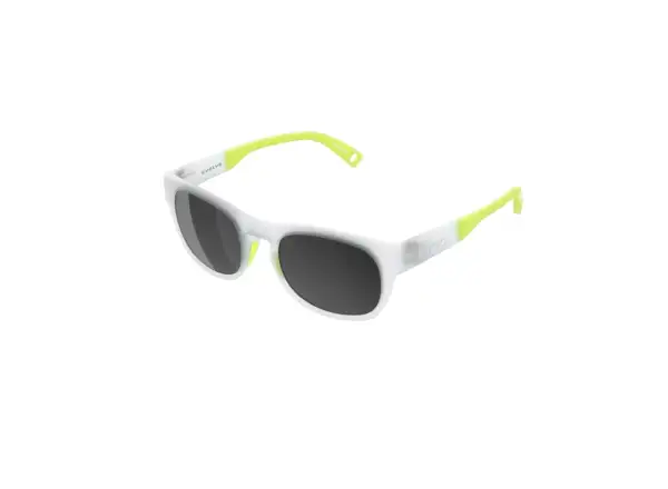 POC Evolve Transparent Kinderbrille Crystal/Fluorescent Limettengrün