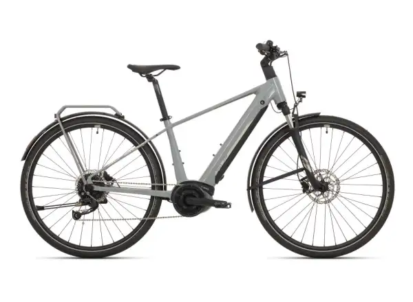 Superior eXR 6050 B Touring Trekking E-Bike Gloss Grau/Chromsilber