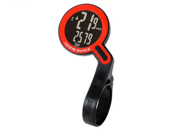 CatEye Quick RS100W Computer schwarz/rot