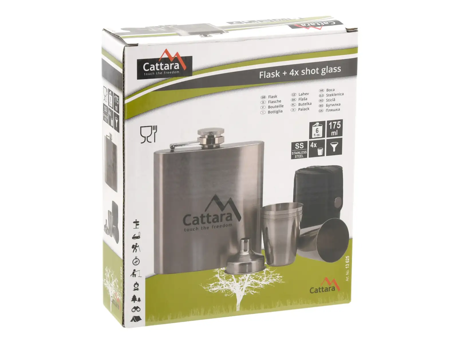 Cattara Flasche Plattform 1+4 175 ml.