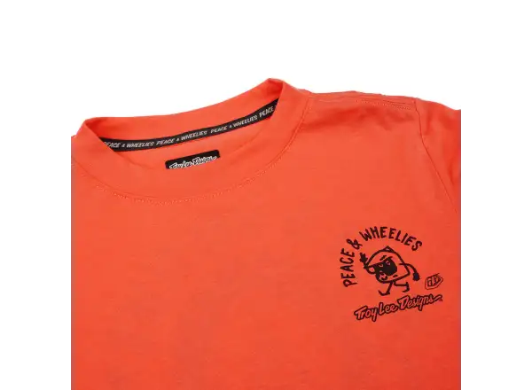 Troy Lee Designs Skyline Ride Tee Kindertrikot Kurzarm P&W Melon