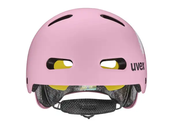 Uvex Kid 4 Style Mips Kinderhelm Spray Strawberry Matt