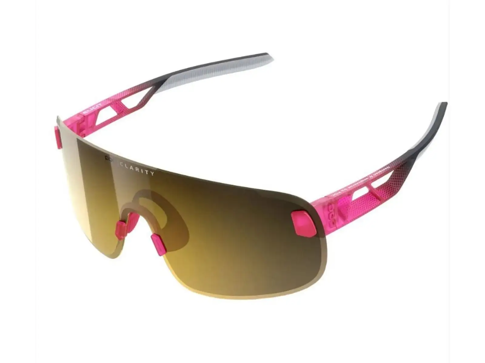 POC Elicit Brille Fluorescent Pink/Uranium Black Translucent