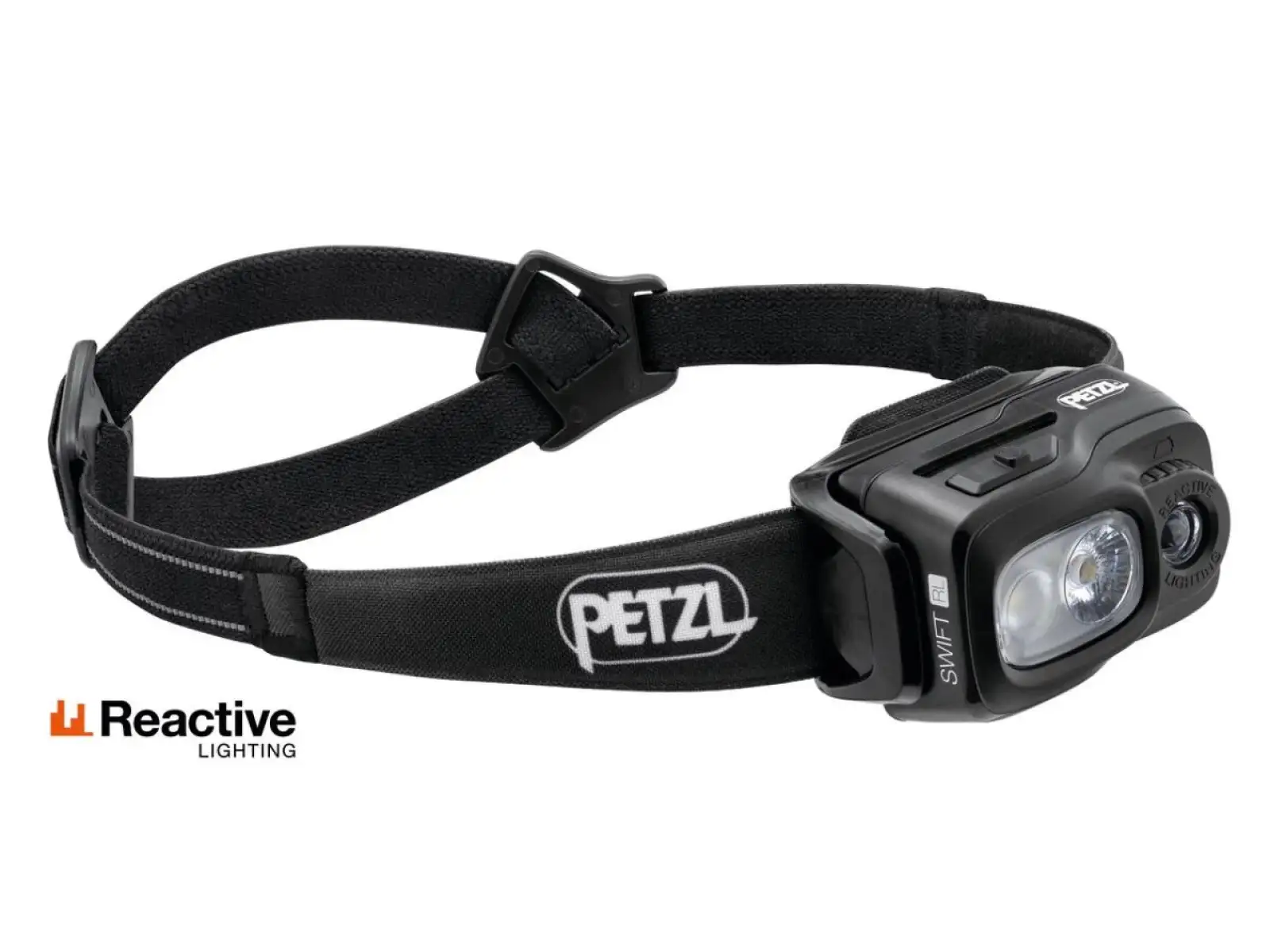 Petzl Swift RL 2023 wiederaufladbare Stirnlampe Black