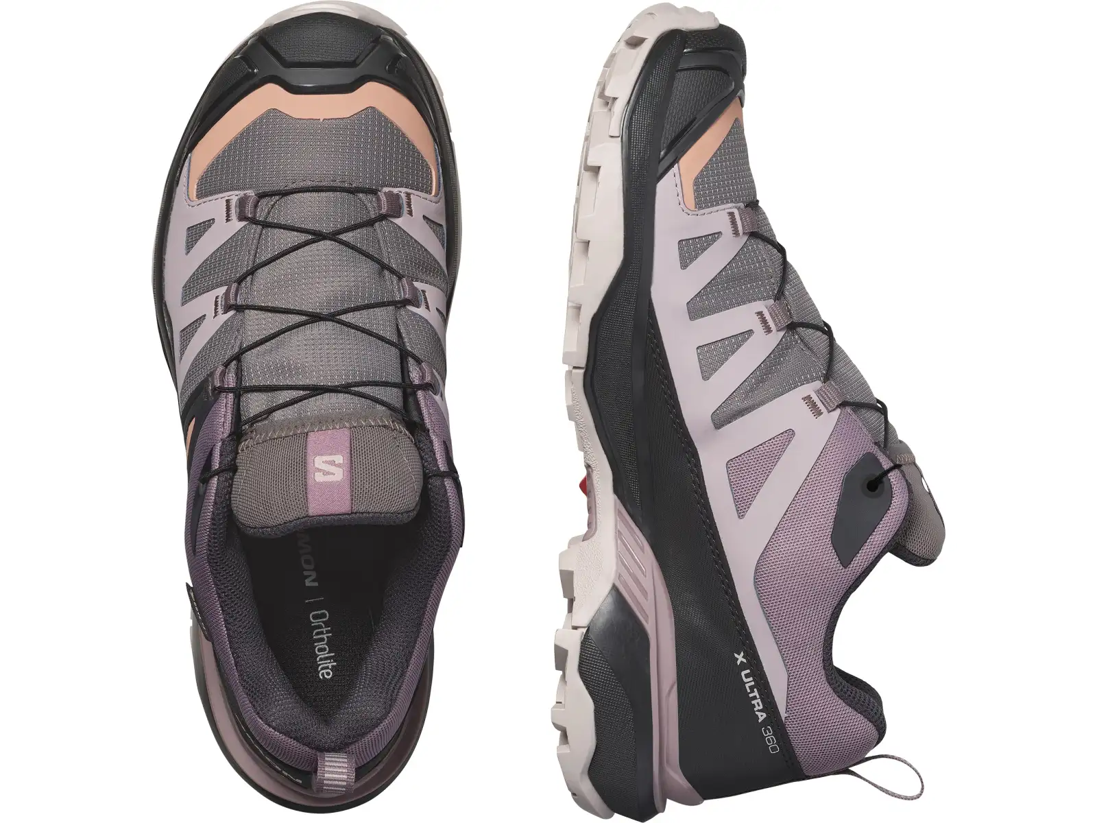Salomon X Ultra 360 GTX Damen-Wanderschuhe Plum Kitten/Phantom/Cork