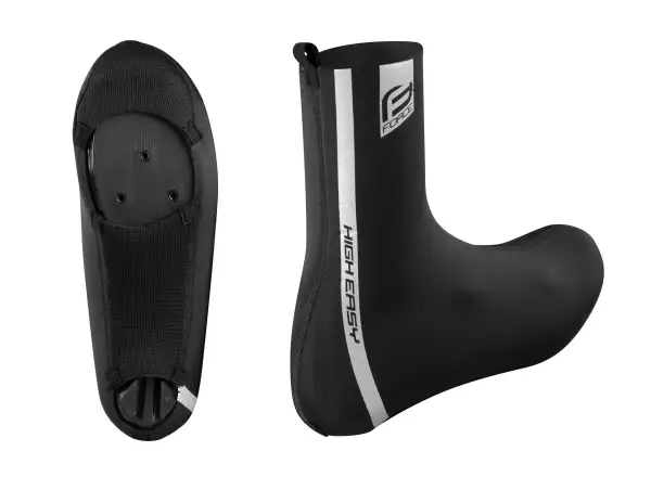 High Easy Force Neopren-Überzieher für Fahrradschuhe in Schwarz.
