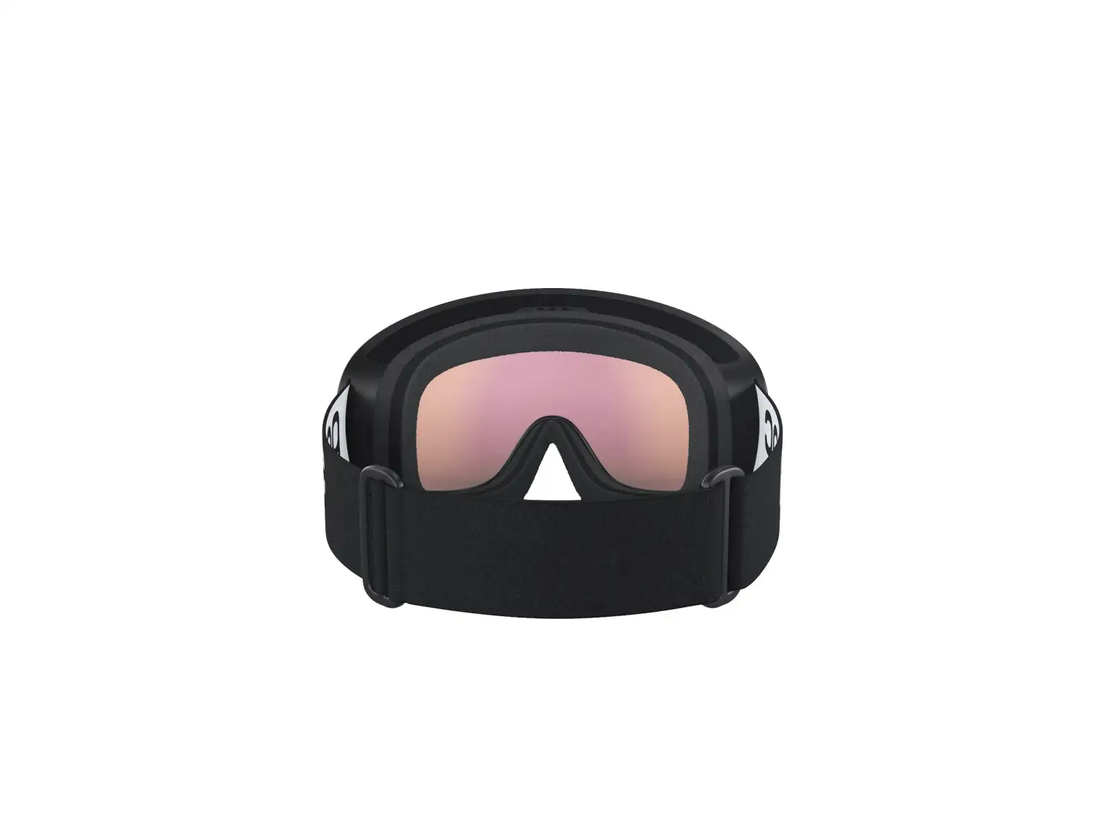 POC Fovea WF Skibrille Uranium Black/Partly Sunny Orange