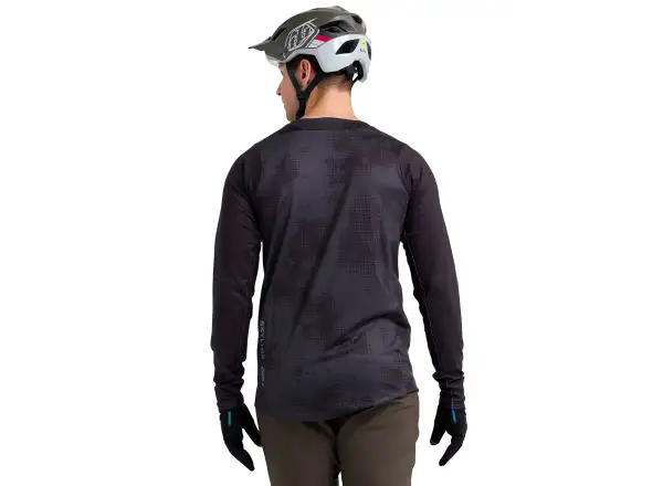 Troy Lee Designs Skyline Chill Herren Langarmtrikot Scattered Carbon