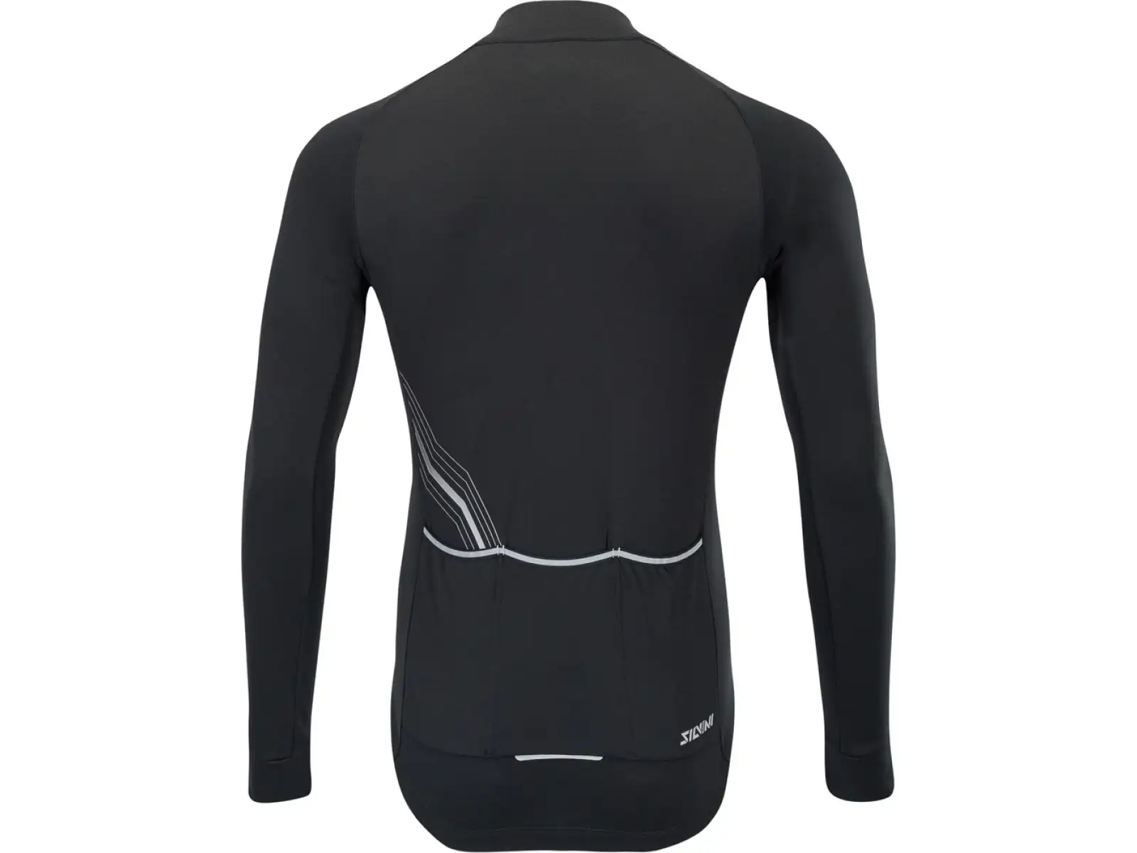 Silvini Grande Herrentrikot Langarm Schwarz/Wolke