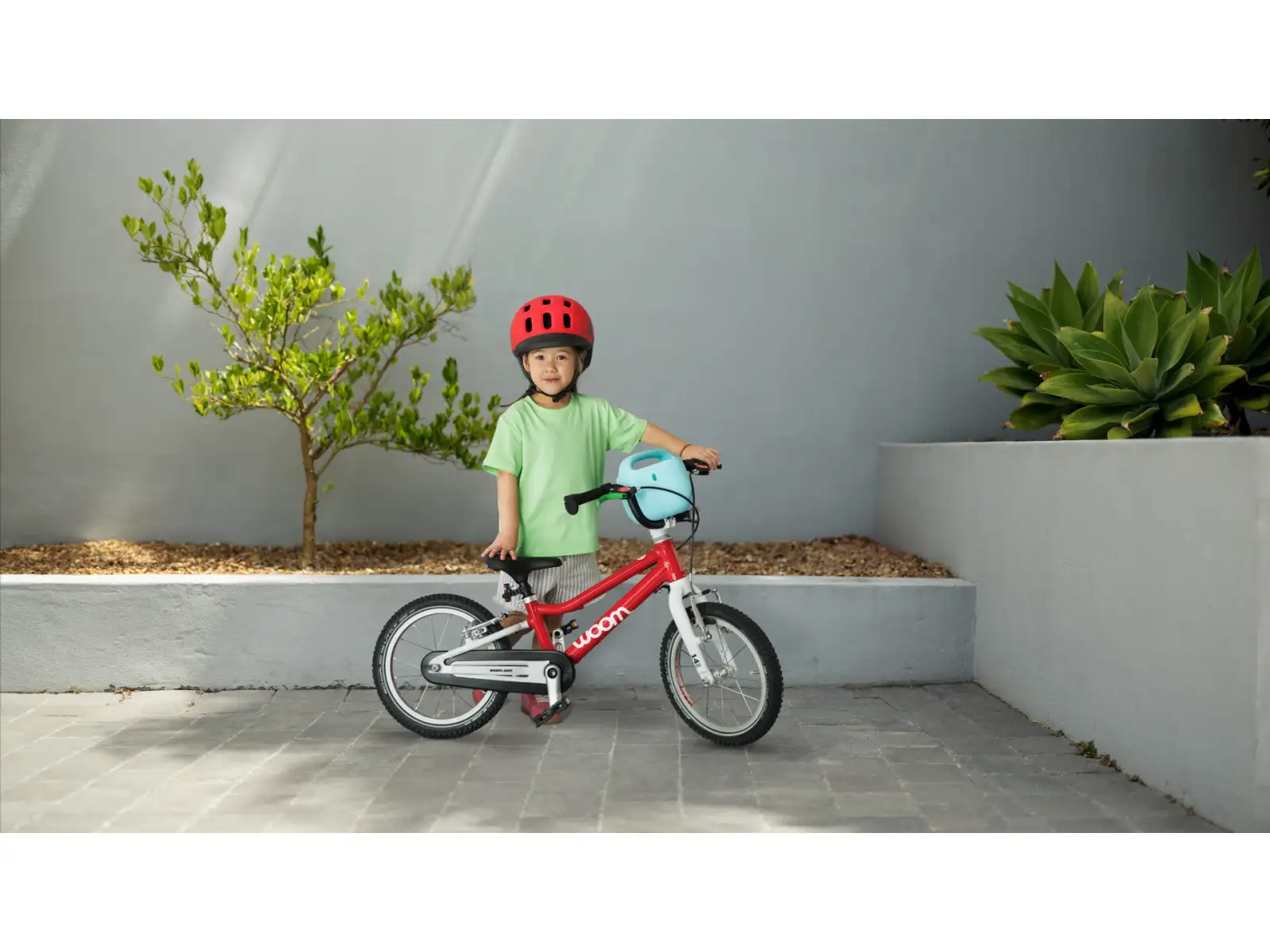 Woom GO 2 Red 14 Kinderfahrrad