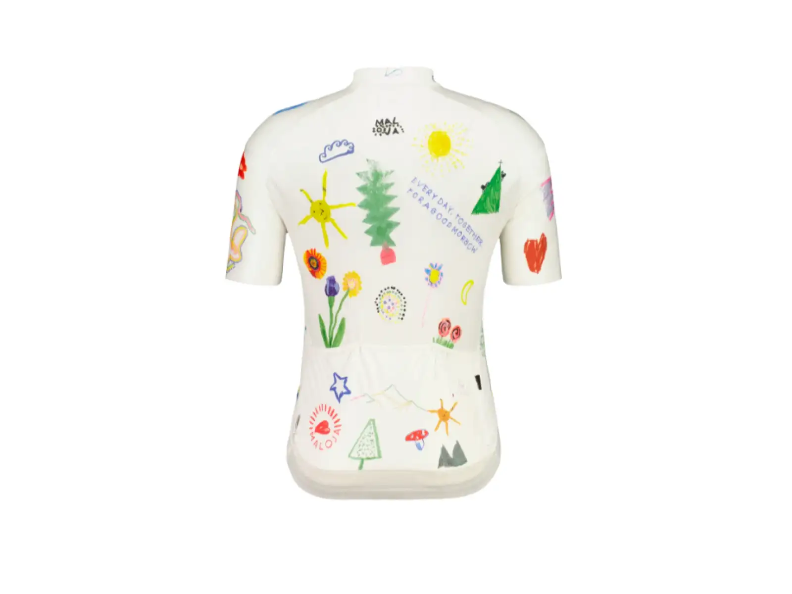 Maloja GatterlM. Herren-Trikot kurzarm Glacier Milk multi