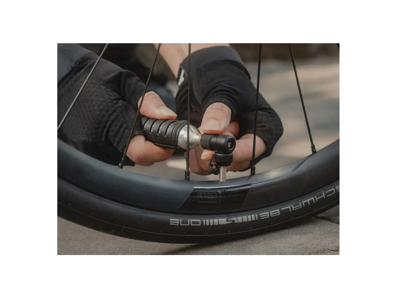 Topeak Nano AirBooster L Pumpe Black