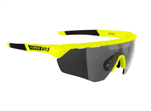 Force Enigma Fahrradbrille neon/schwarze Gläser