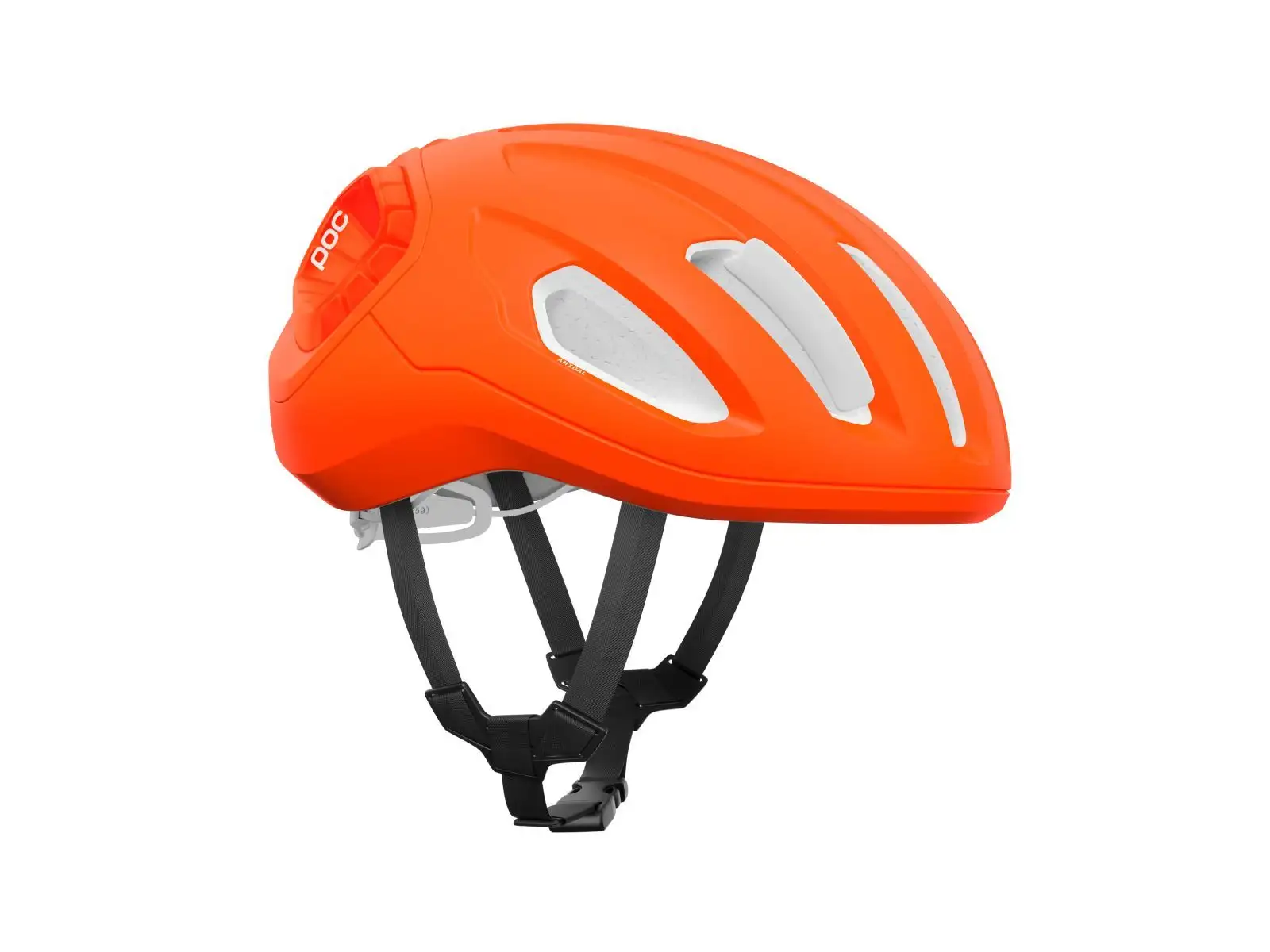 POC Amidal Straßenhelm Fluorescent Orange Matt