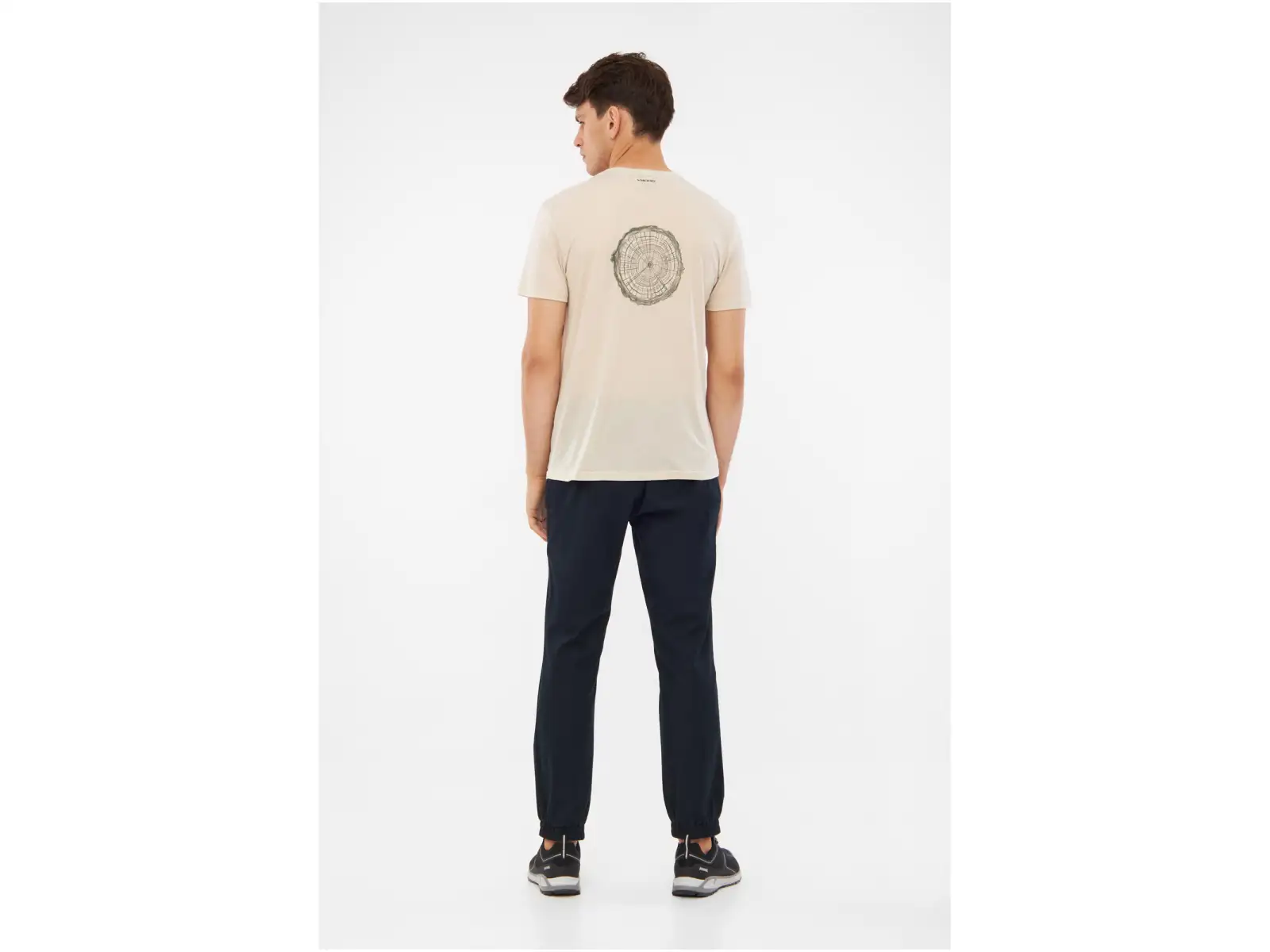 Viking Rune Herren T-Shirt kurzarm beige/olive