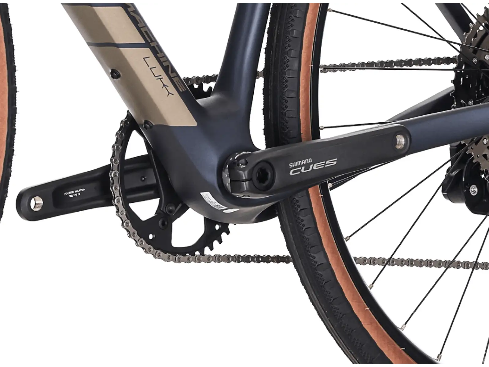 Rock Machine Lukk Cr 10 Gravelbike Matte Deep Ocean Blue