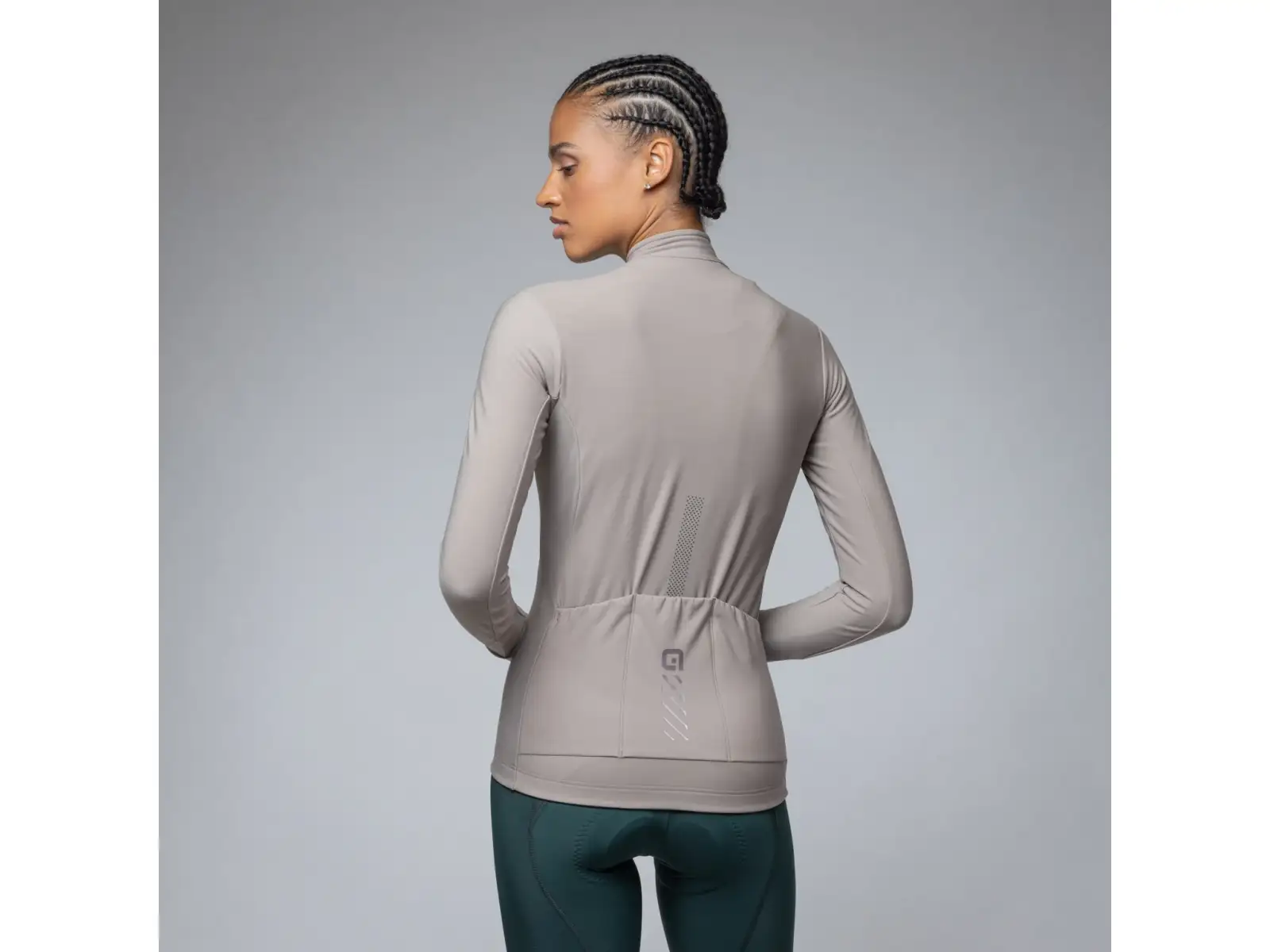 Alé Pragma Fondo 3.0 Damen Thermotrikot Langarm Rope Grey