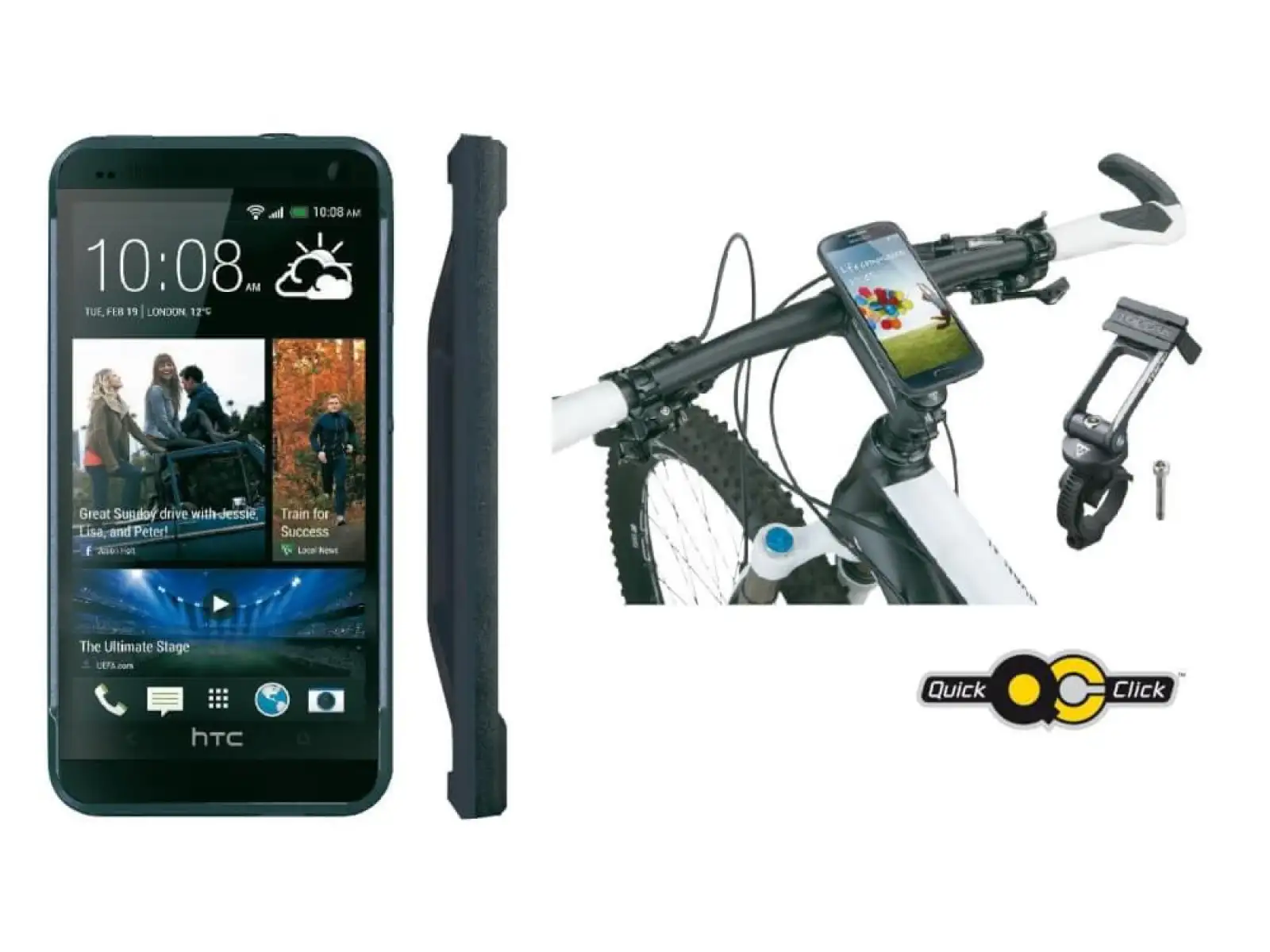 Topeak Hülle RIDECASE für HTC One schwarz