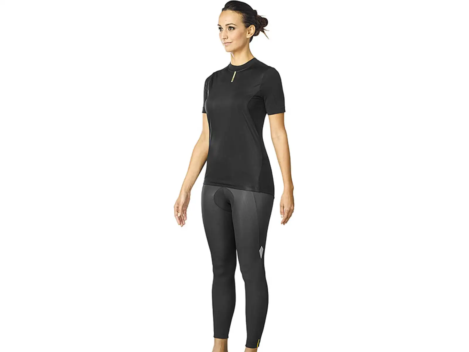 Mavic Wind Ride Damen Kurzarm-Trikot in Schwarz
